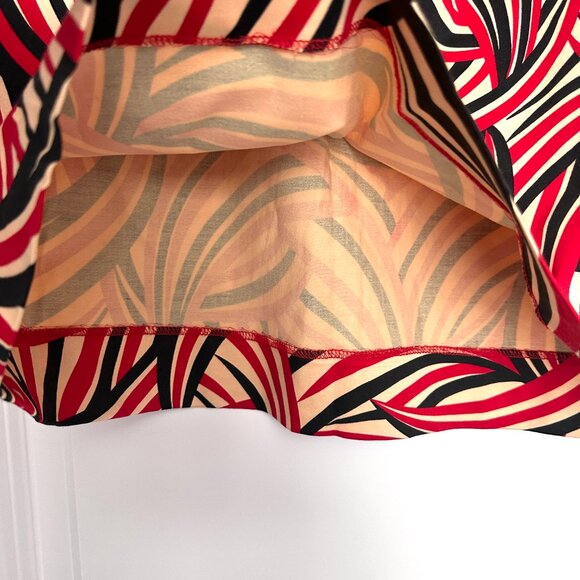 ETCETERA | Women’s Printed Skirt | Red, Black, Tan | Size: 4 - Picture 2 of 7